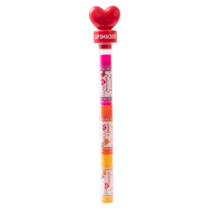 3 Piece Lip Balm with Heart Topper - Red | Lip Smacker