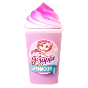 Lip Smacker | Frappe Cup Lip Balm - Mermaid Magic - product front facing with cap fastened, with no background